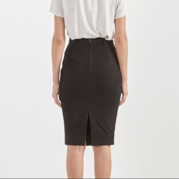 One Teaspoon Freelove Suede Pencil Skirt - Picture 4 of 4